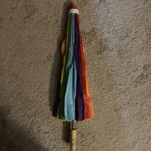 Colorful Striped Umbrella